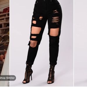 Bad to the bone Boyfriend Jeans